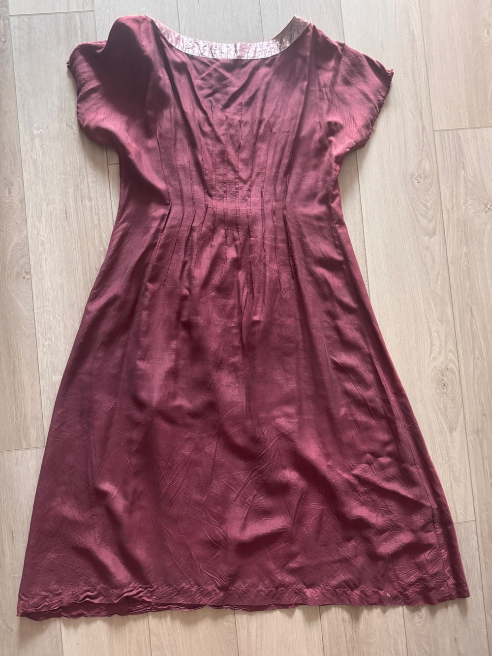 J. Morgan Puett, 90’s RETRO, A Line, Washable Silk Maxi Dress - Picture 10 of 16